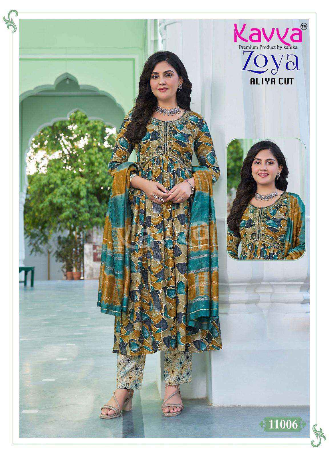 Kavya Zoya Vol-11 Rayon Readymade Suit (10 pcs Catalogue)