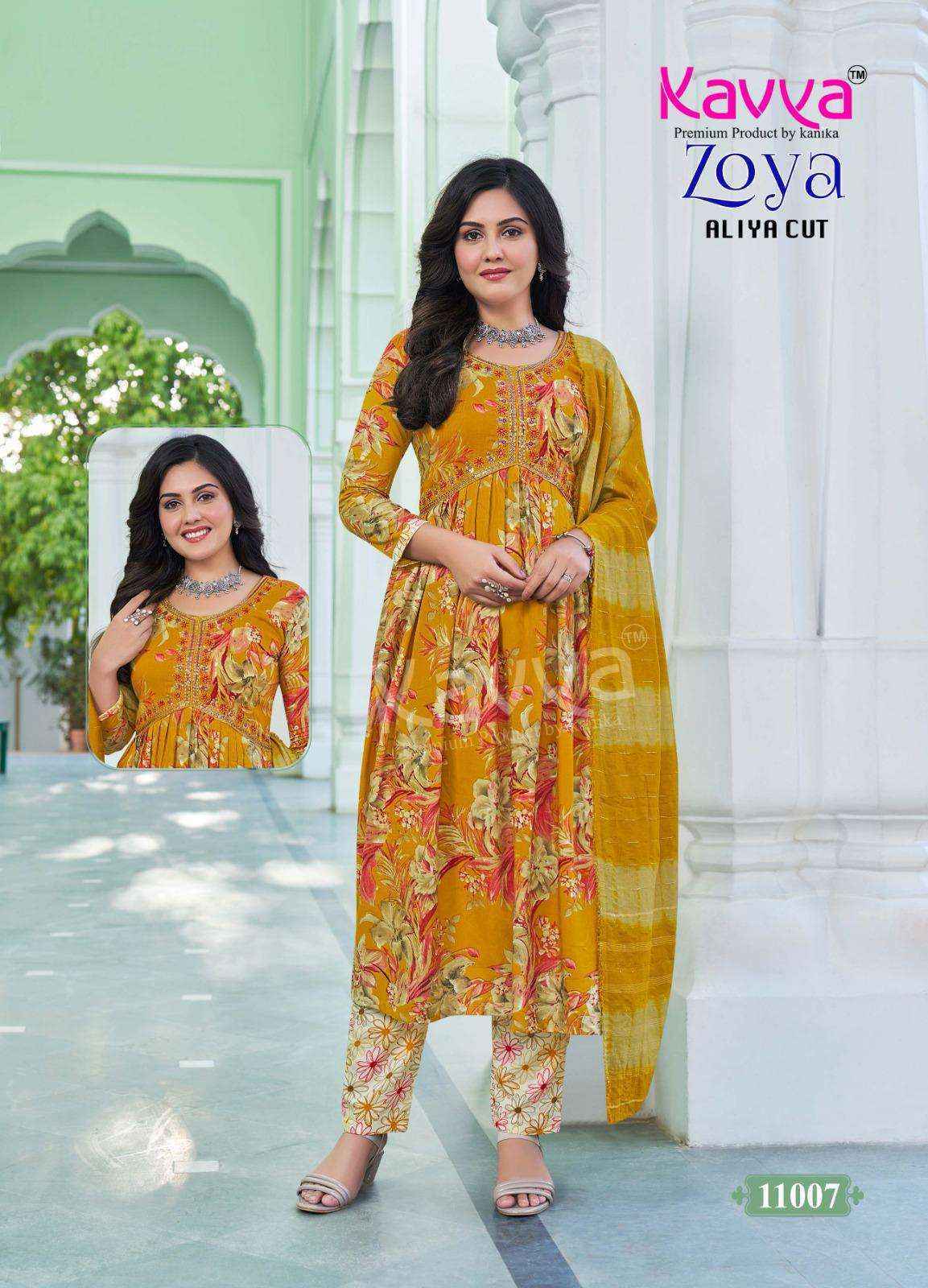 Kavya Zoya Vol-11 Rayon Readymade Suit (10 pcs Catalogue)