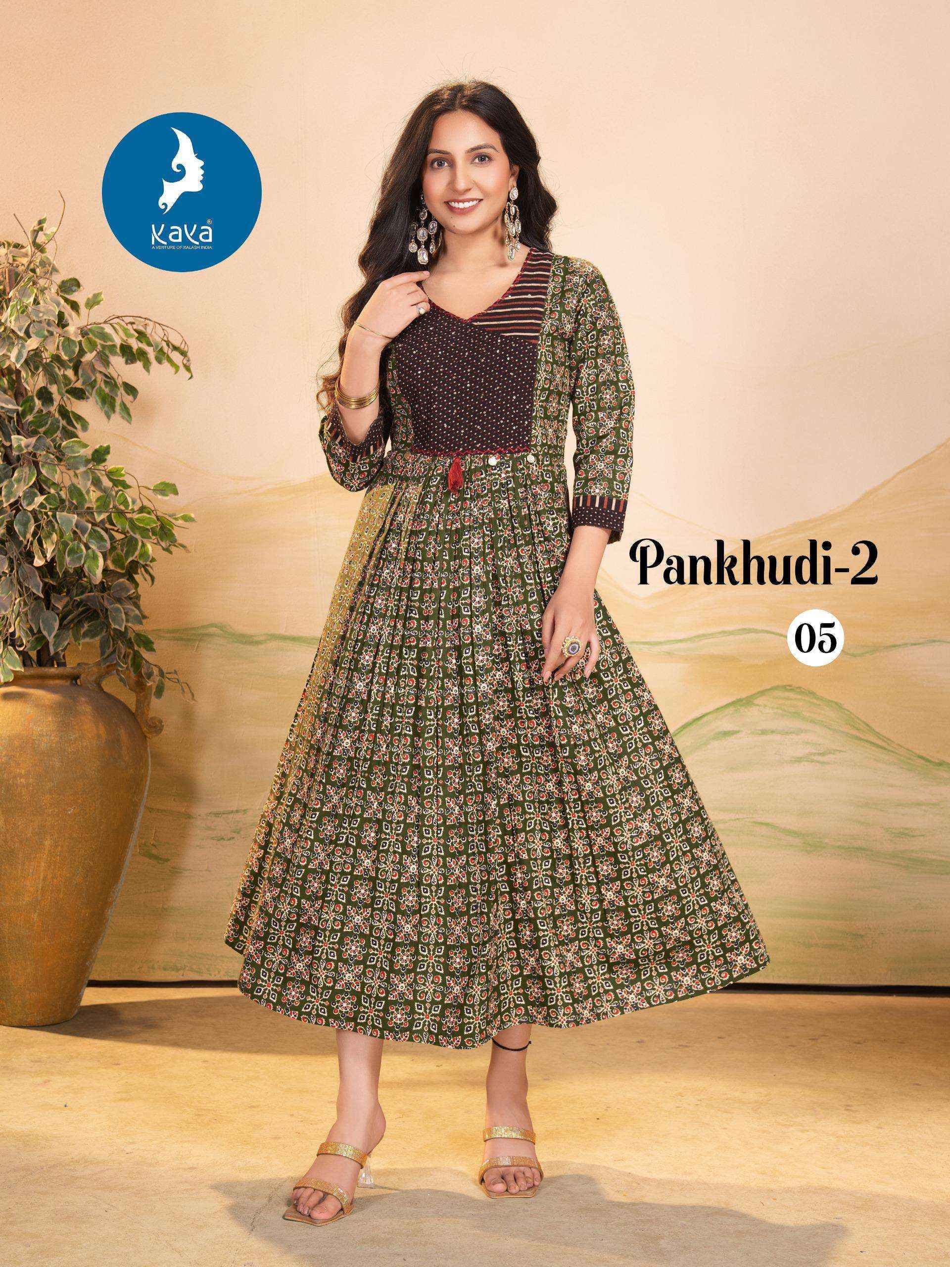Kaya Pankhudi Vol 2 Cotton Kurti 6 pcs Catalogue