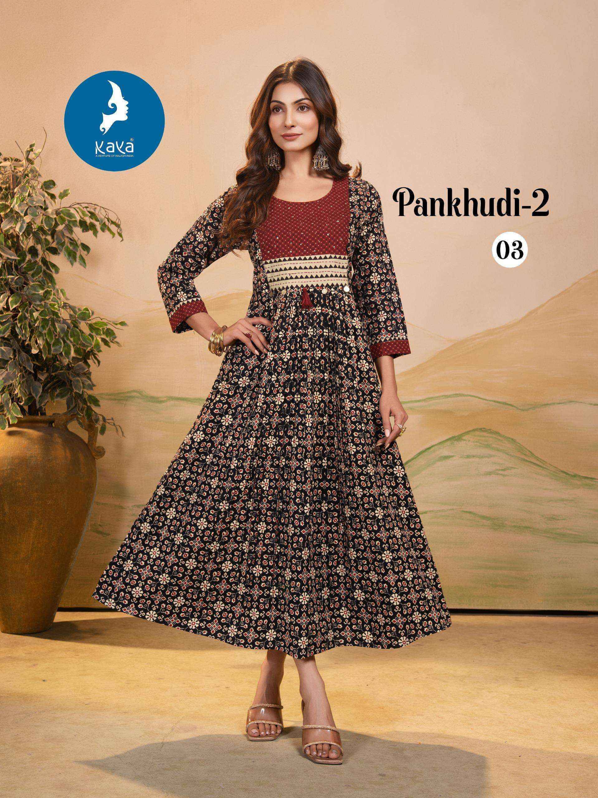 Kaya Pankhudi Vol 2 Cotton Kurti 6 pcs Catalogue