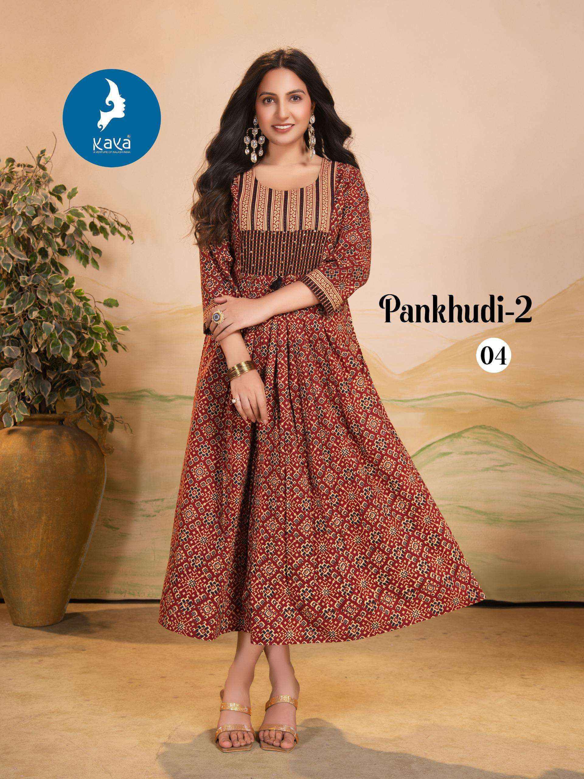 Kaya Pankhudi Vol 2 Cotton Kurti 6 pcs Catalogue