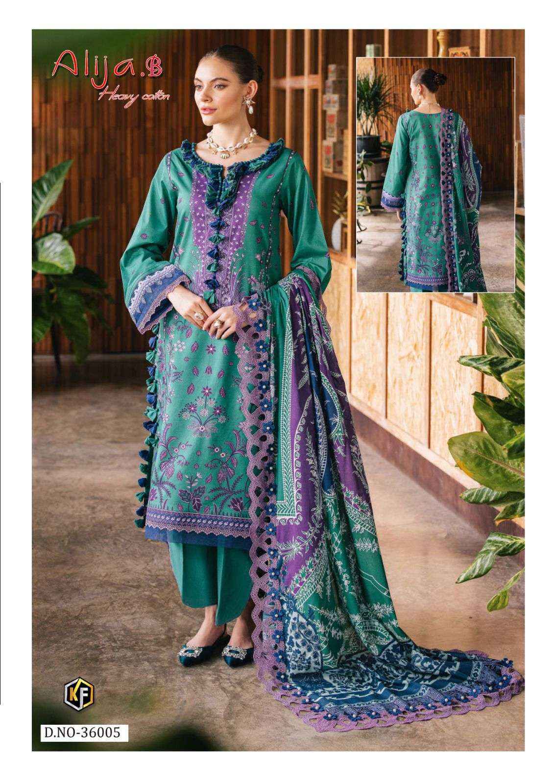 Keval Fab Alija B Vol-36 Cotton Dress Material (6 pcs Catalogue)