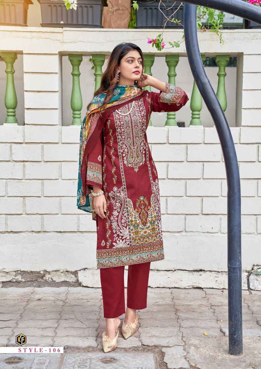 Keval Fab Jazmin Soft Cotton Dress Material 8 pc Cataloge