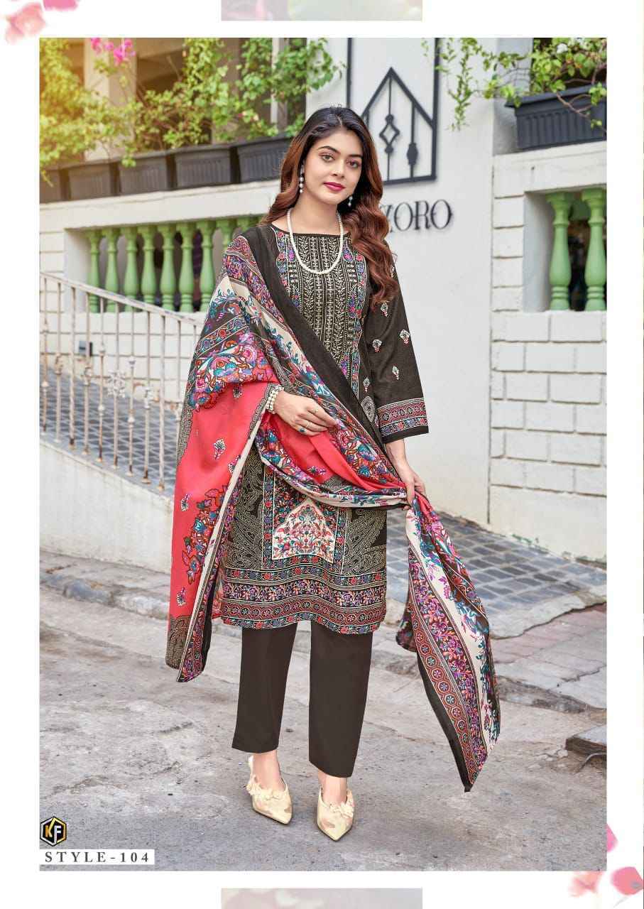 Keval Fab Jazmin Soft Cotton Dress Material 8 pc Cataloge