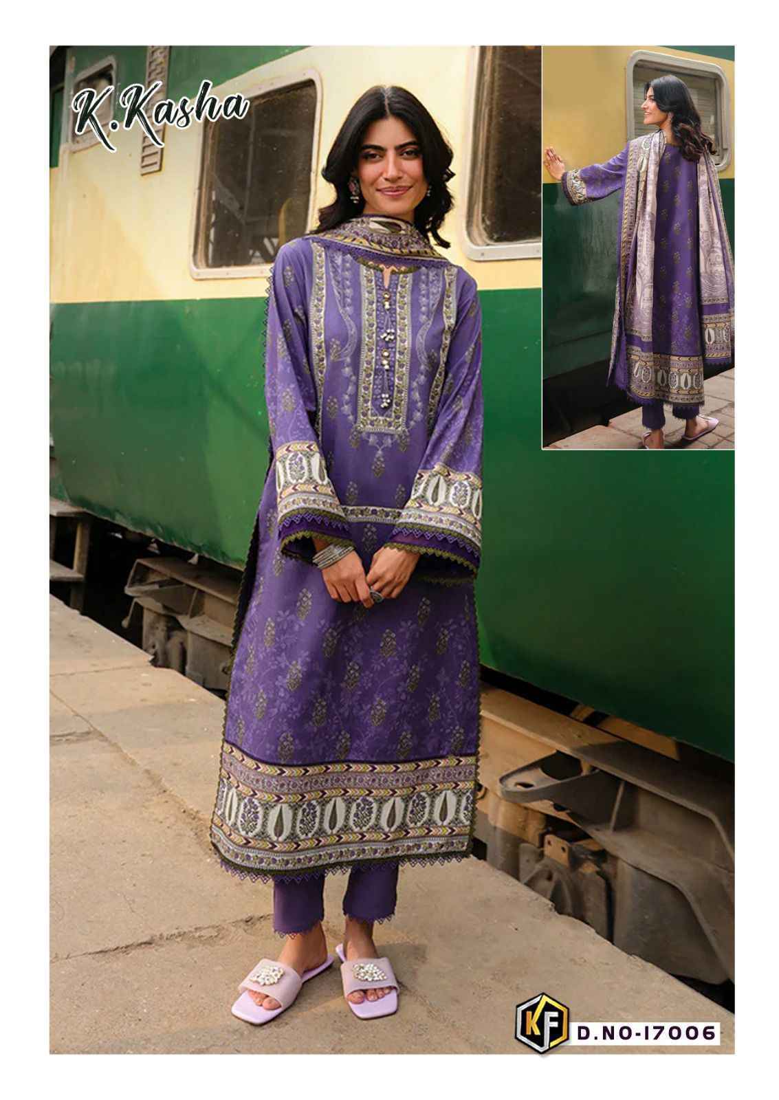 Keval Fab K Kasha Vol-17 Cotton Dress Material (6 pc Cataloge)