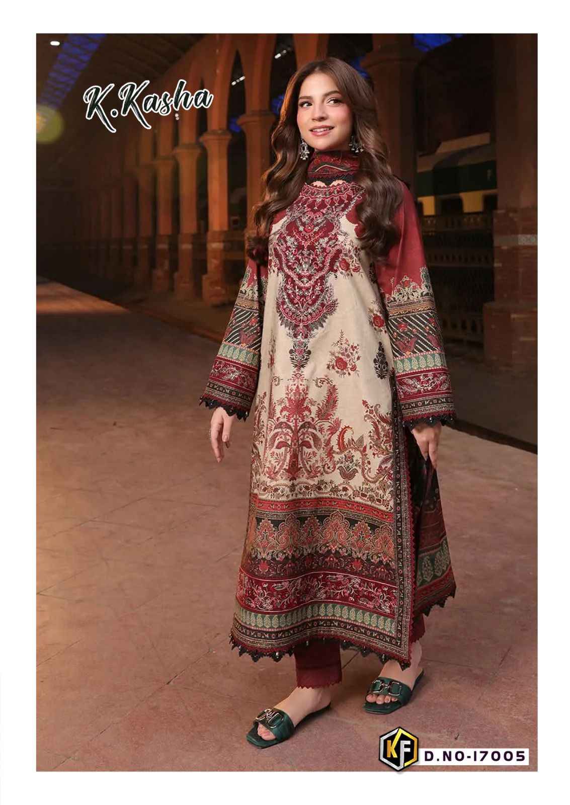 Keval Fab K Kasha Vol 17 Cotton Dress Material 6 pc Cataloge