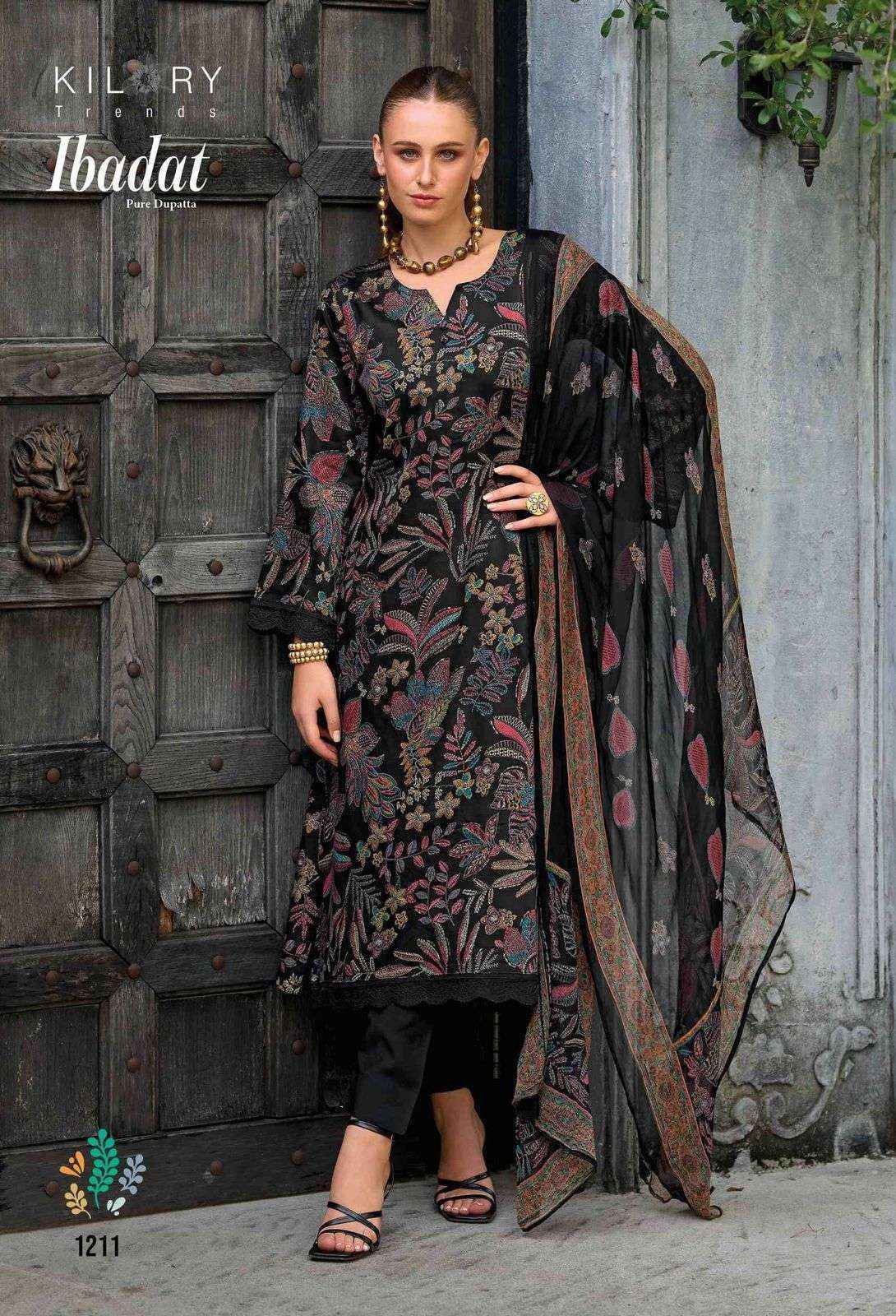 Kilory Trends Ibadat Linene Jam Cotton Dress Material (4 pcs Catalogue)