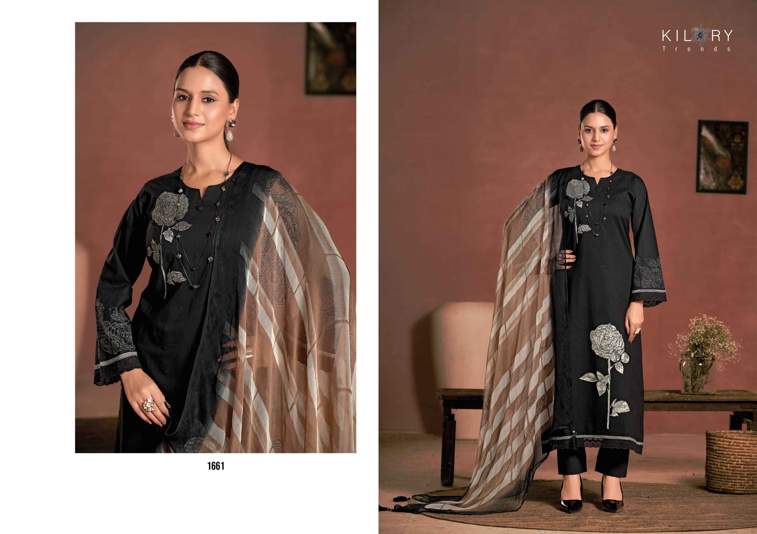 Kilory Trends Raisa Lawn Cotton Dress Material (3 pcs Catalogue)