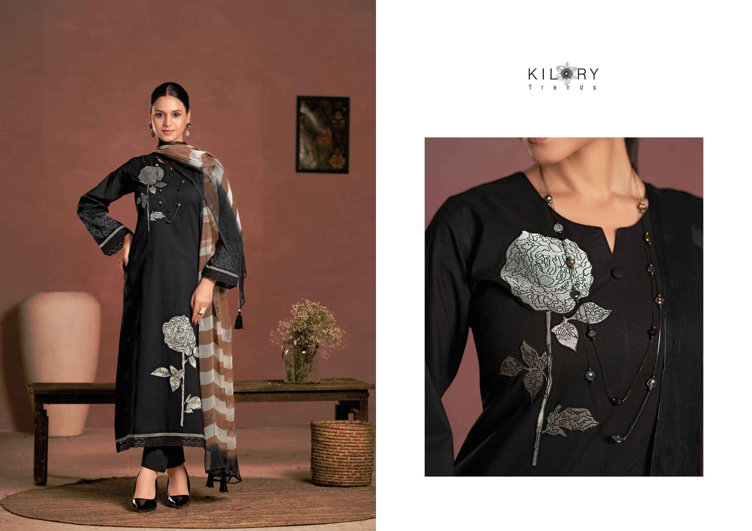 Kilory Trends Raisa Lawn Cotton Dress Material (3 pcs Catalogue)