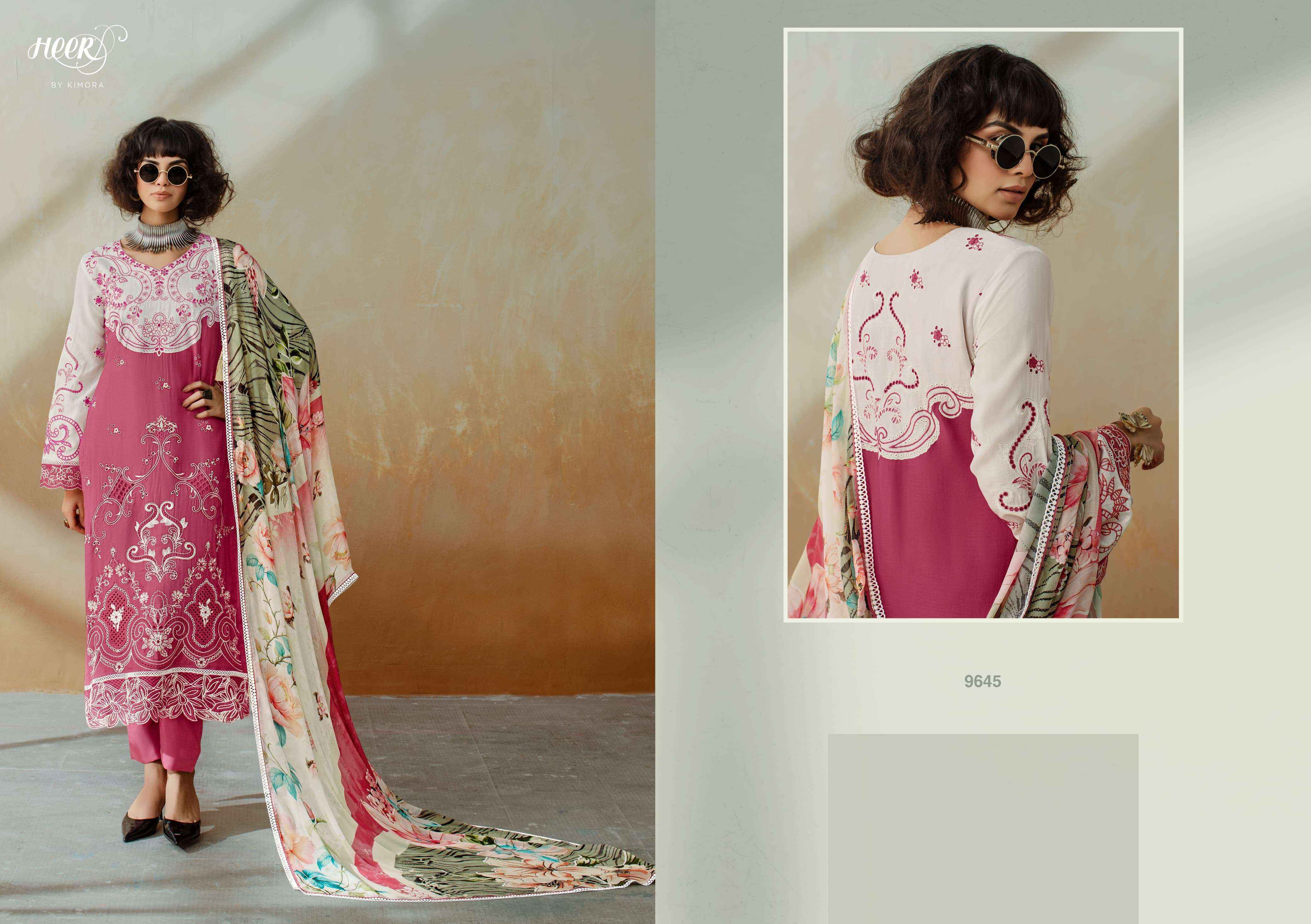 Kimora Heer Chic Vol-208 Musline Dress Material (6 pcs Catalogue)