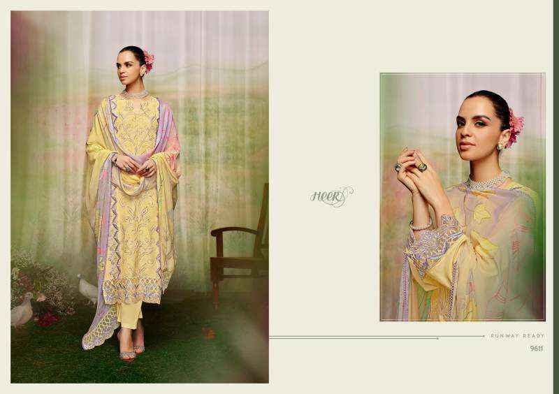 Kimora Heer Mariyam Musline Dress Material (6 pcs Catalogue)