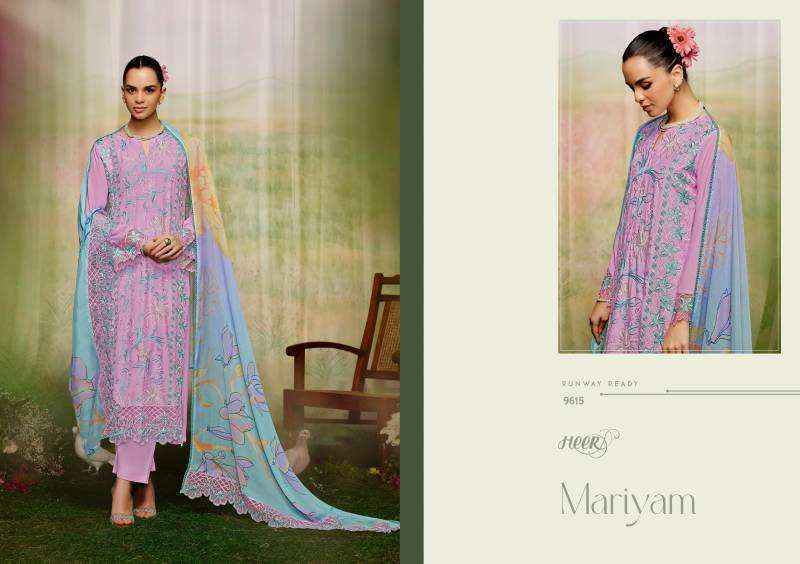Kimora Heer Mariyam Musline Dress Material (6 pcs Catalogue)