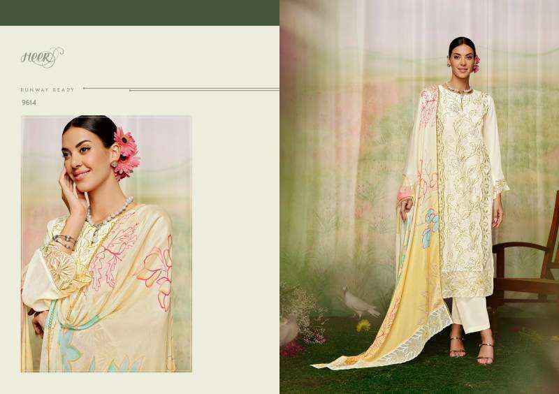 Kimora Heer Mariyam Musline Dress Material (6 pcs Catalogue)
