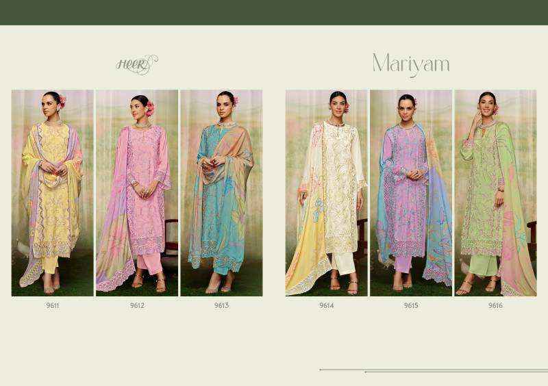 Kimora Heer Mariyam Musline Dress Material (6 pcs Catalogue)