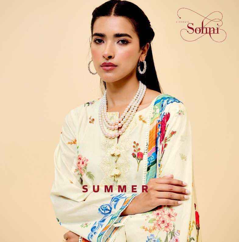 Kimora Sohni Summer Vol 10 Lawn Cotton Dress Material 4 pcs Catalogue