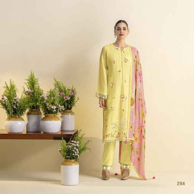 Kmora Sohni Surajmukhi Lawn Dress Material (4 pcs Catalogue)