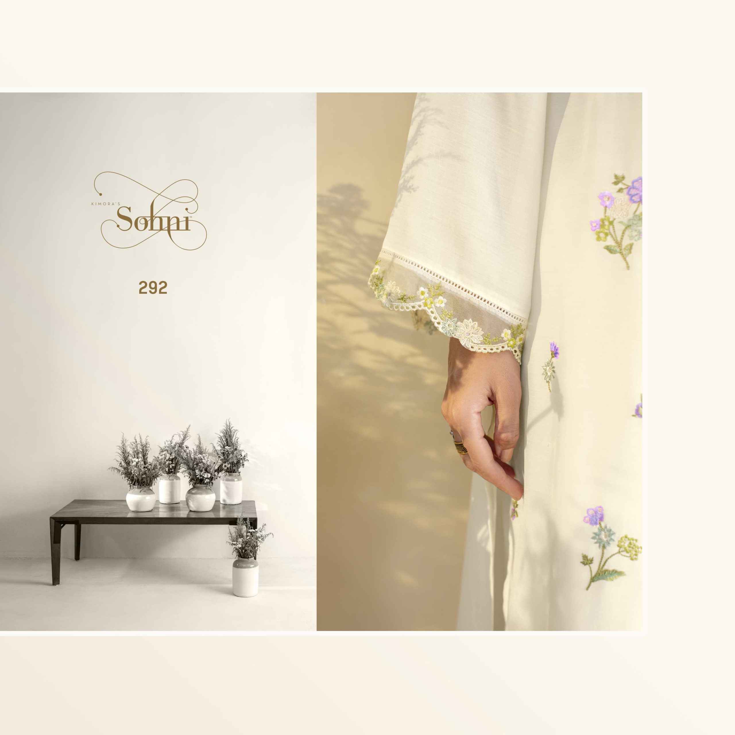 Kmora Sohni Surajmukhi Lawn Dress Material (4 pcs Catalogue)