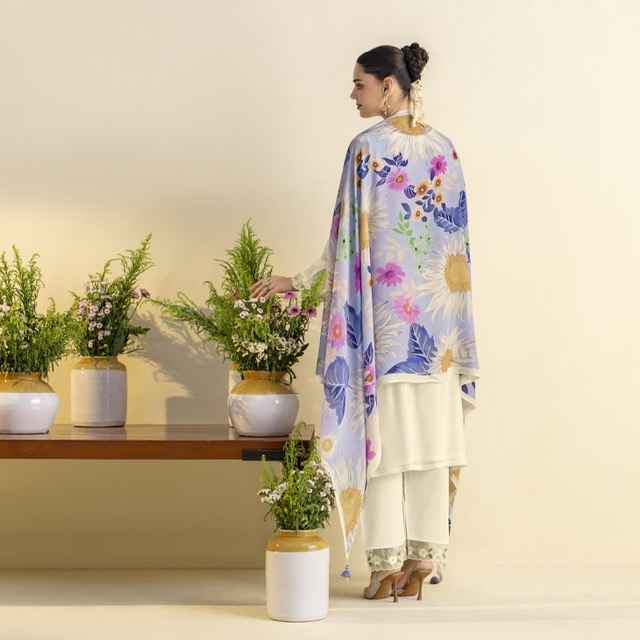 Kmora Sohni Surajmukhi Lawn Dress Material (4 pcs Catalogue)