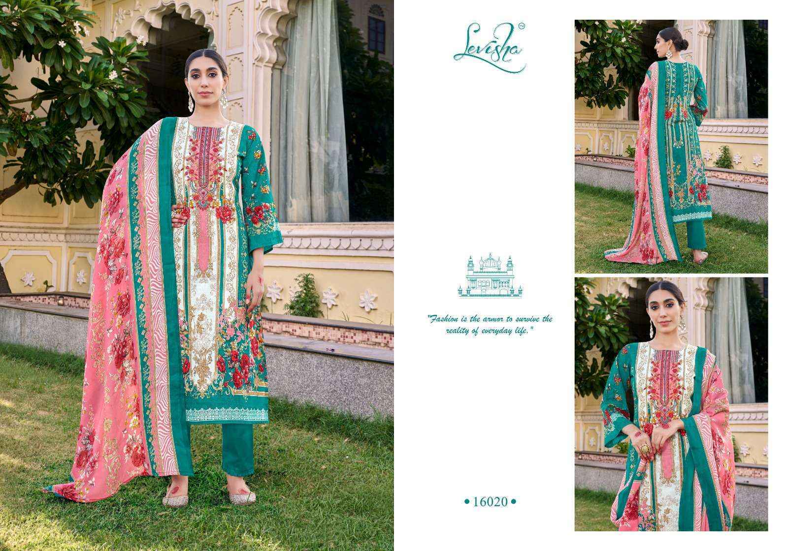 Levisha Naira Nx Vol-16 Cotton Dress Material (8 pcs Catalogue)