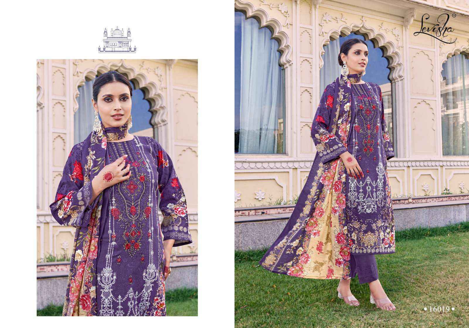 Levisha Naira Nx Vol-16 Cotton Dress Material (8 pcs Catalogue)