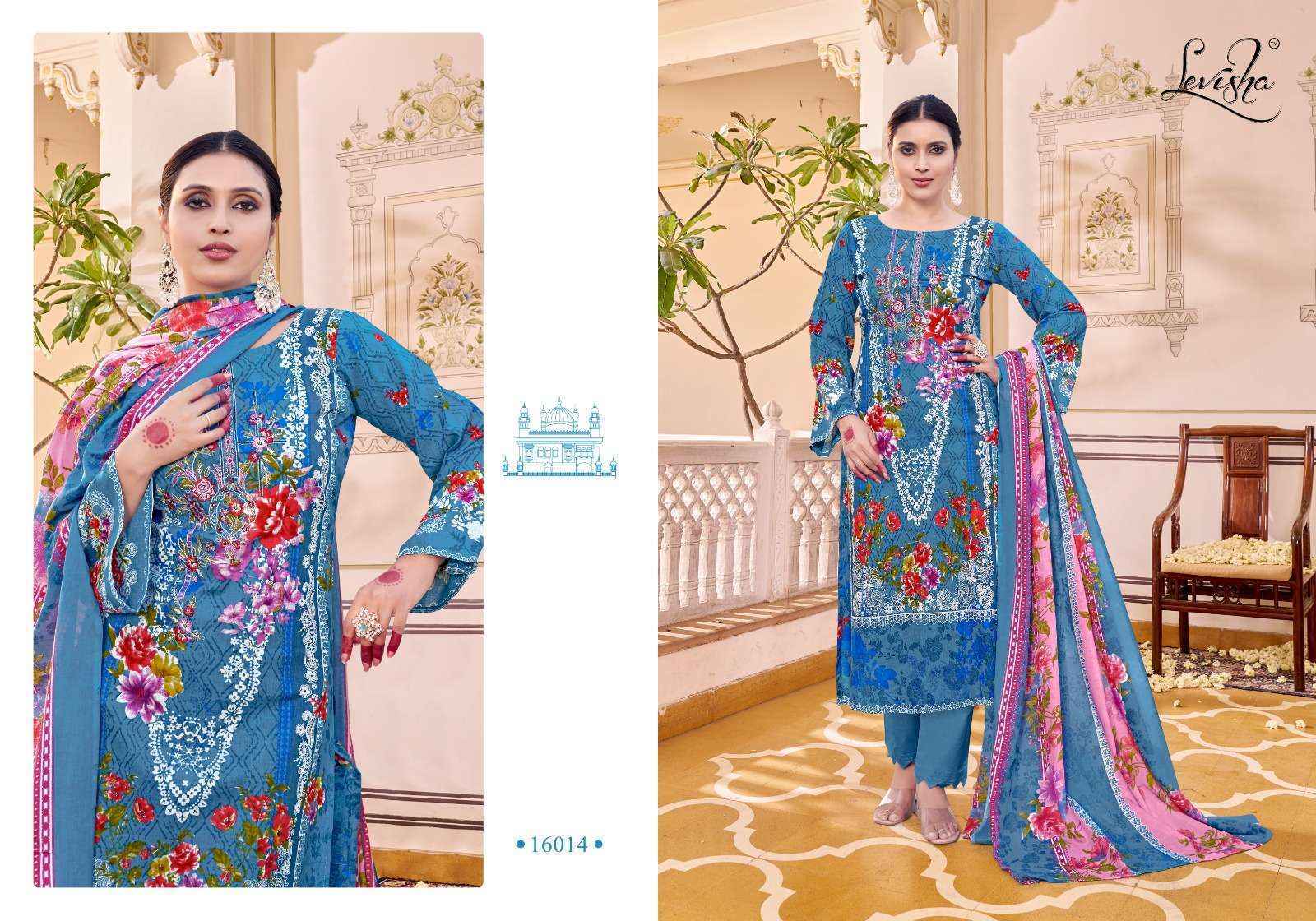 Levisha Naira Nx Vol-16 Cotton Dress Material (8 pcs Catalogue)