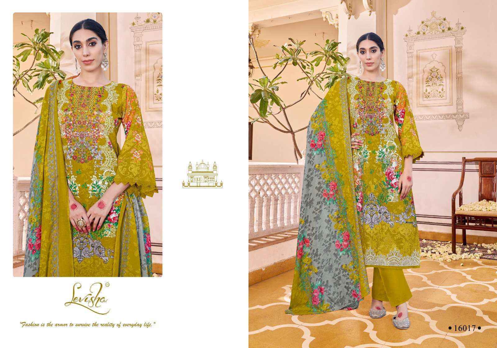 Levisha Naira Nx Vol-16 Cotton Dress Material (8 pcs Catalogue)