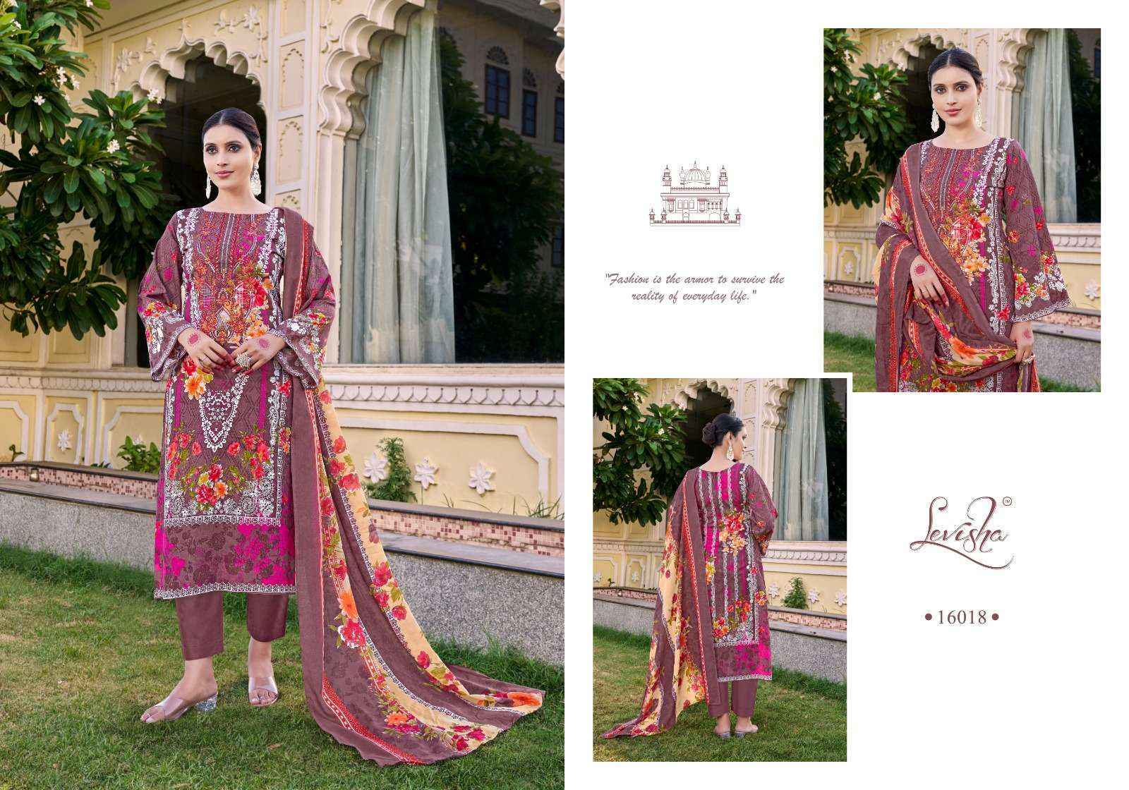Levisha Naira Nx Vol-16 Cotton Dress Material (8 pcs Catalogue)