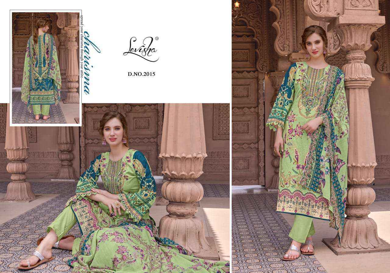 Levisha Nargis Nx Vol-2 Lawn Cotton Dress Material (6 pcs Catalogue)