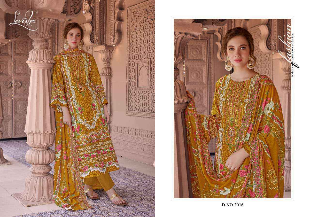 Levisha Nargis Nx Vol-2 Lawn Cotton Dress Material (6 pcs Catalogue)