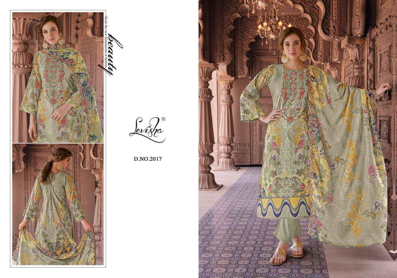 Levisha Nargis Nx Vol-2 Lawn Cotton Dress Material (6 pcs Catalogue)
