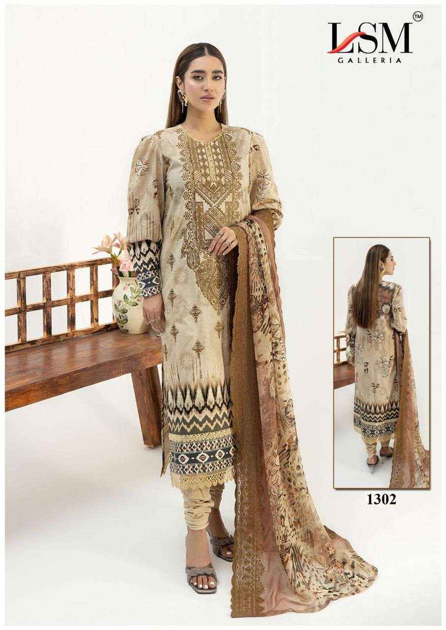 LSM Galleria Parian Dream Vol 13 Lawn Dress Material 6 pcs Catalogue