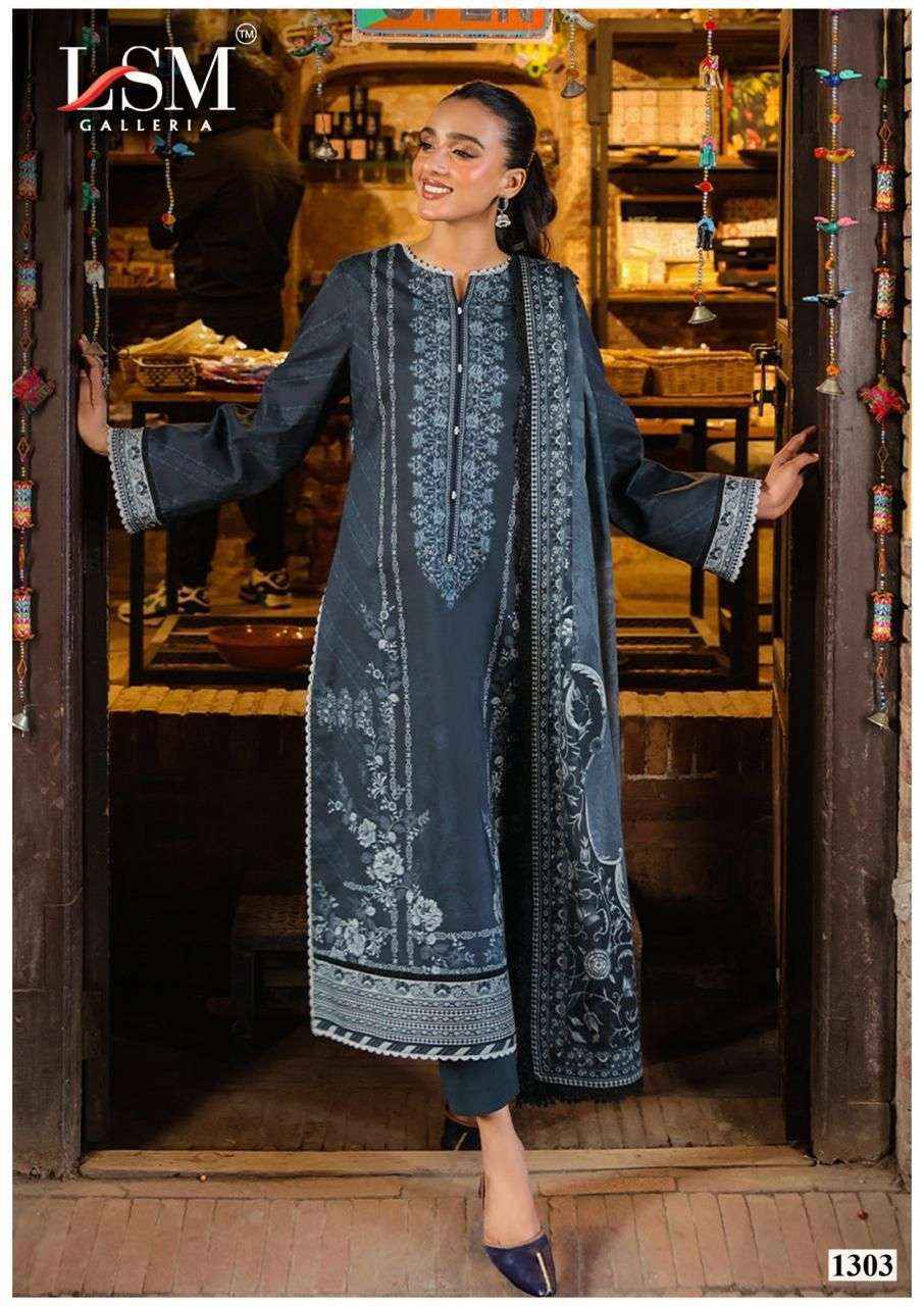LSM Galleria Parian Dream Vol 13 Lawn Dress Material 6 pcs Catalogue