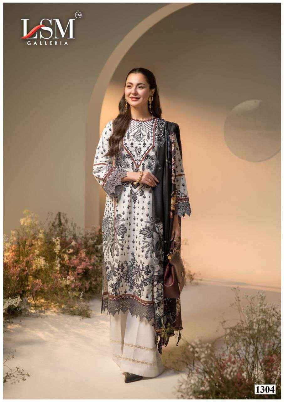 LSM Galleria Parian Dream Vol 13 Lawn Dress Material 6 pcs Catalogue