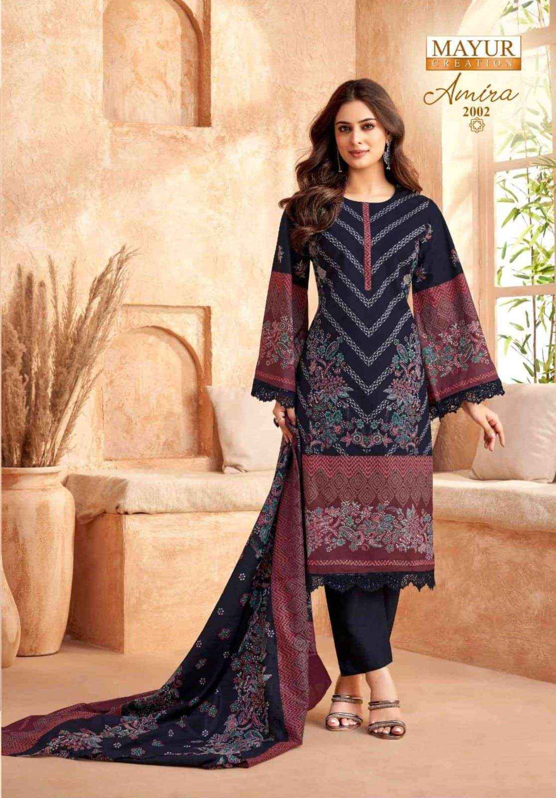 Mayur Creation Amira Vol 2 Cotton Dress Material 8 pcs Catalogue
