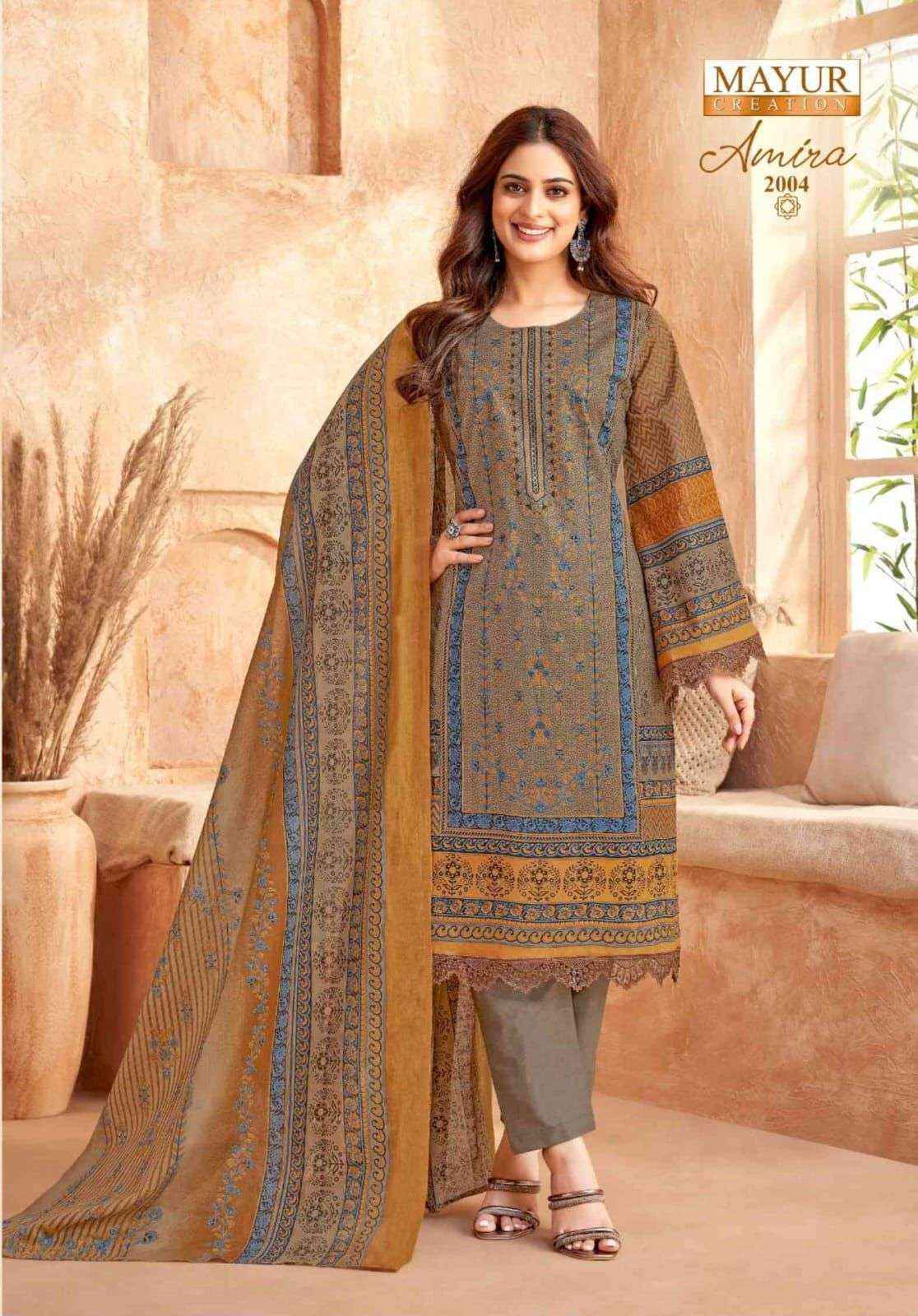 Mayur Creation Amira Vol 2 Cotton Dress Material 8 pcs Catalogue