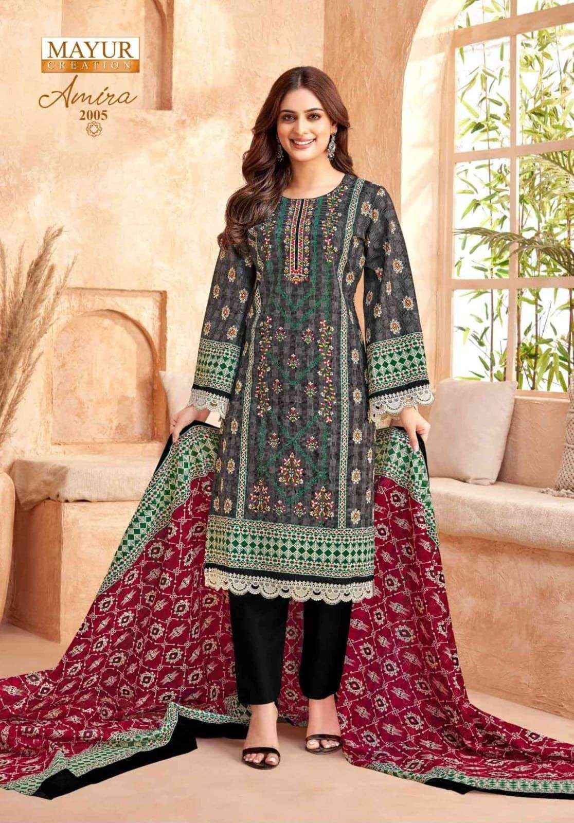Mayur Creation Amira Vol 2 Cotton Dress Material 8 pcs Catalogue