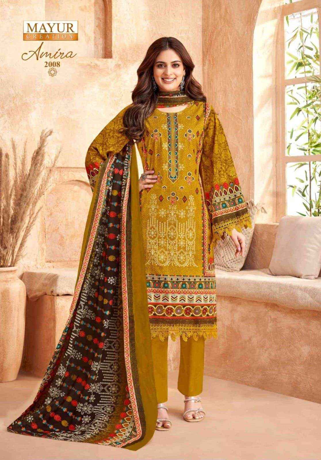 Mayur Creation Amira Vol 2 Cotton Dress Material 8 pcs Catalogue