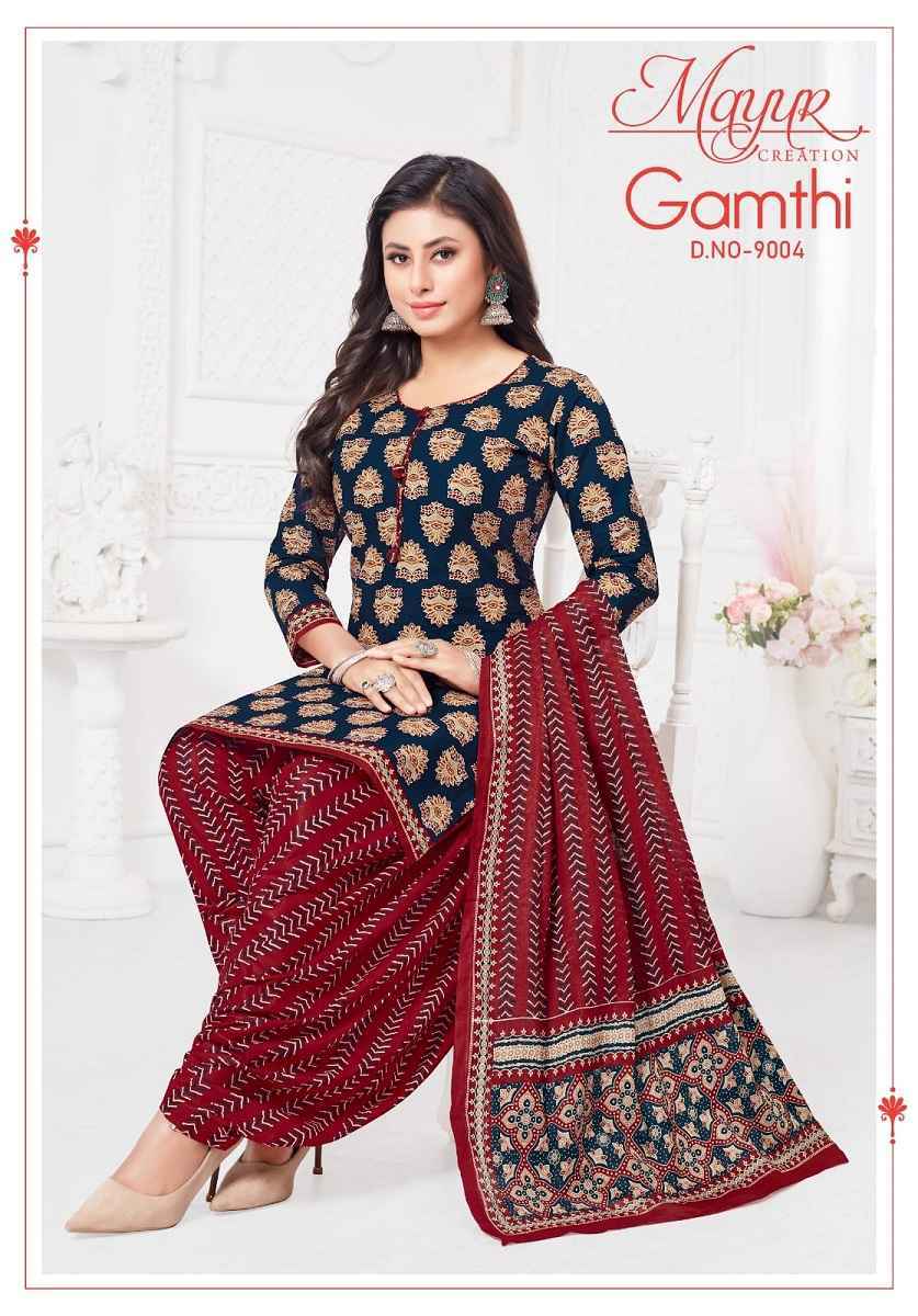 Mayur Creation Gamthi Vol-9 Cotton Dress Material (10 pcs Catalogue)
