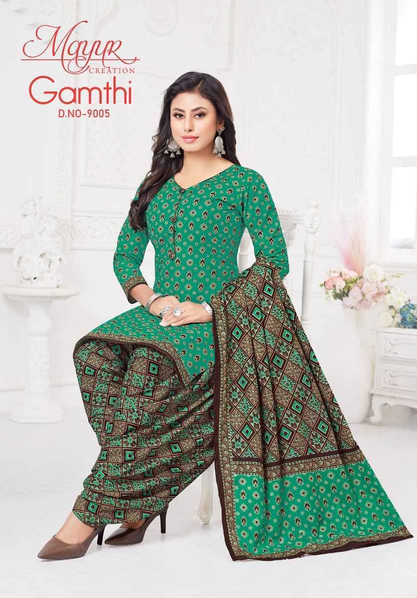 Mayur Creation Gamthi Vol-9 Cotton Dress Material (10 pcs Catalogue)