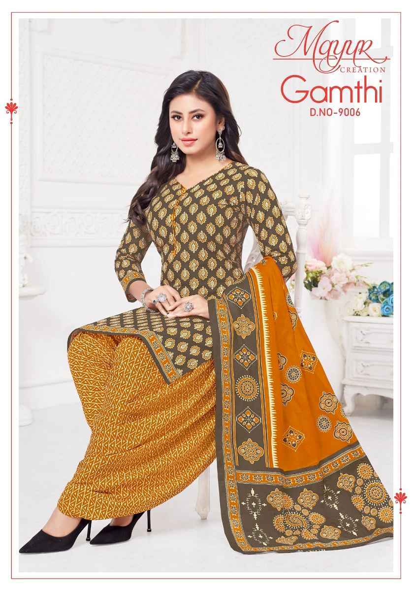Mayur Creation Gamthi Vol-9 Cotton Dress Material (10 pcs Catalogue)