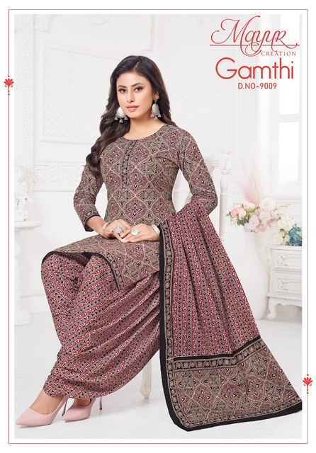 Mayur Creation Gamthi Vol-9 Cotton Dress Material (10 pcs Catalogue)