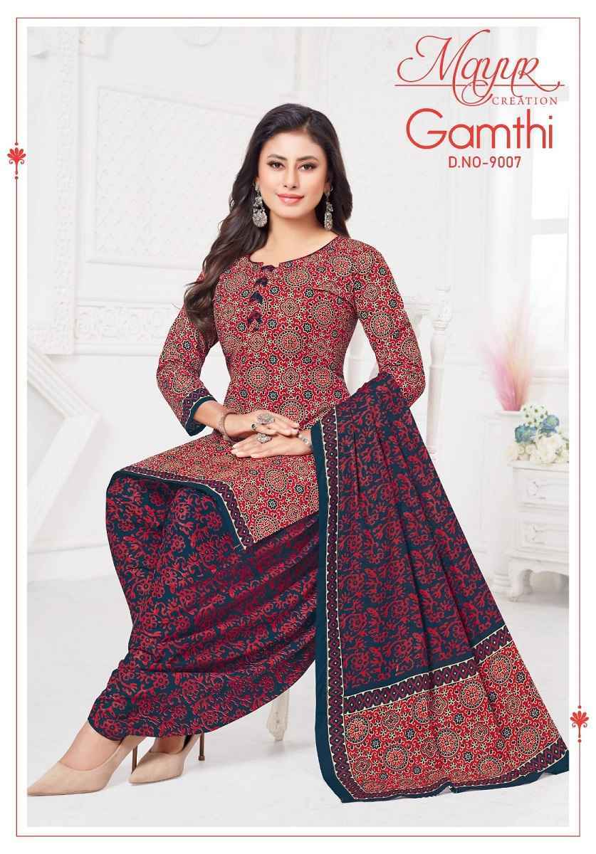 Mayur Creation Gamthi Vol-9 Cotton Dress Material (10 pcs Catalogue)