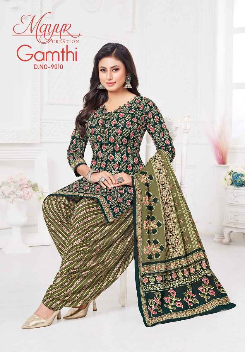 Mayur Creation Gamthi Vol-9 Cotton Dress Material (10 pcs Catalogue)