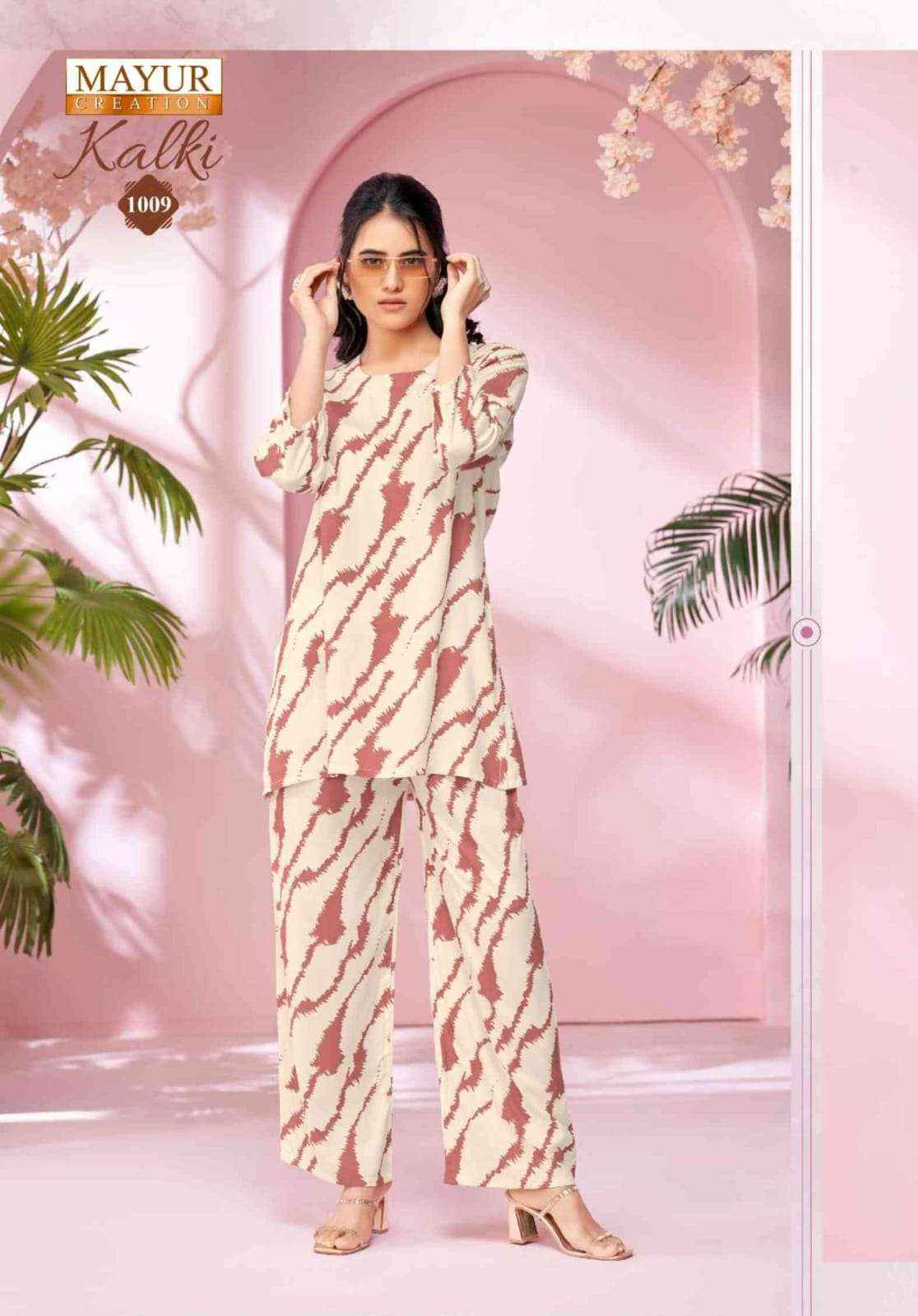 Mayur Creation Kalki Vol 1 Rayon Co Ord Set 10 pcs Catalogue