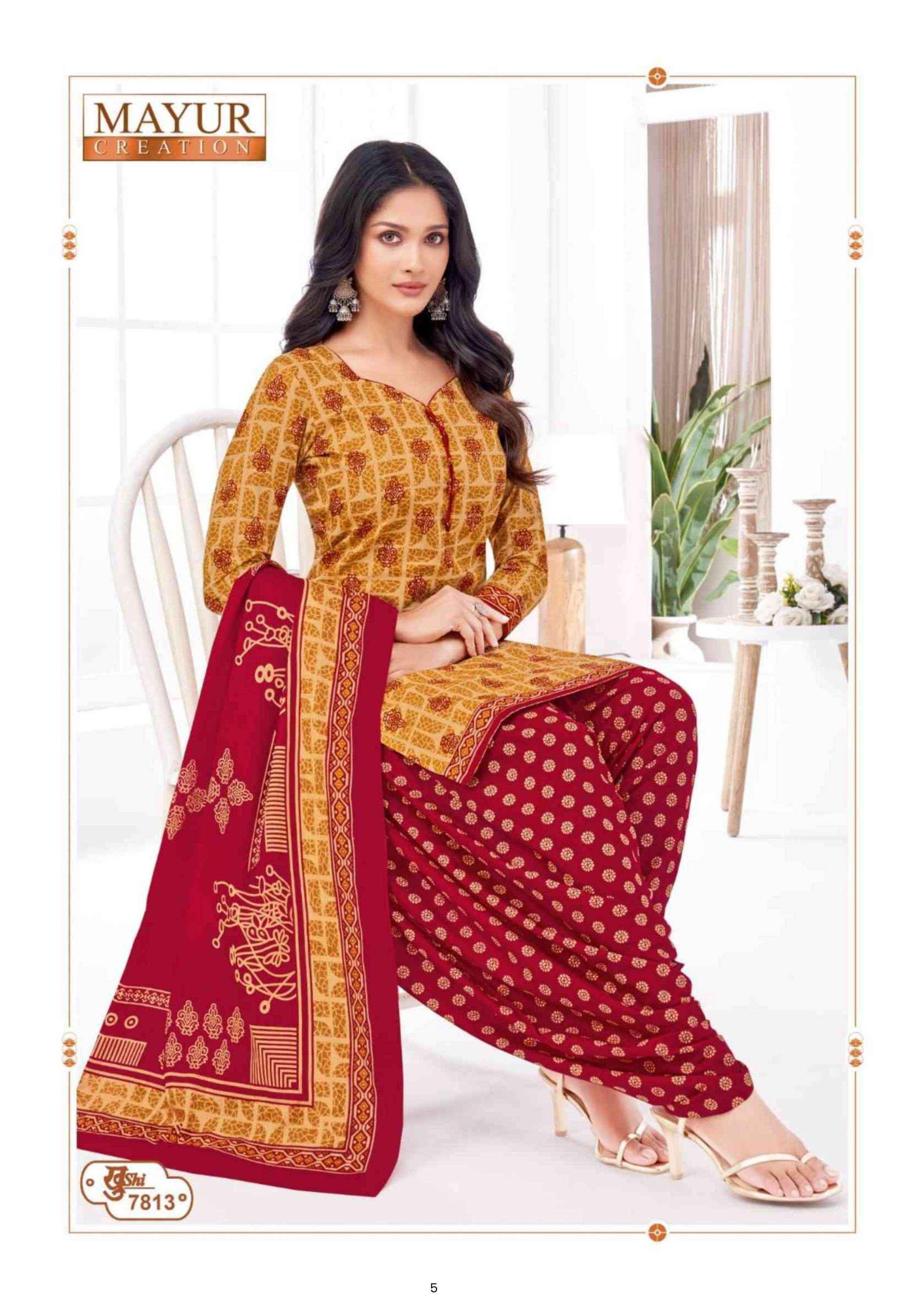 Mayur Creation Khushi Vol-78 Cotton Dress Material (24 pcs Catalogue)