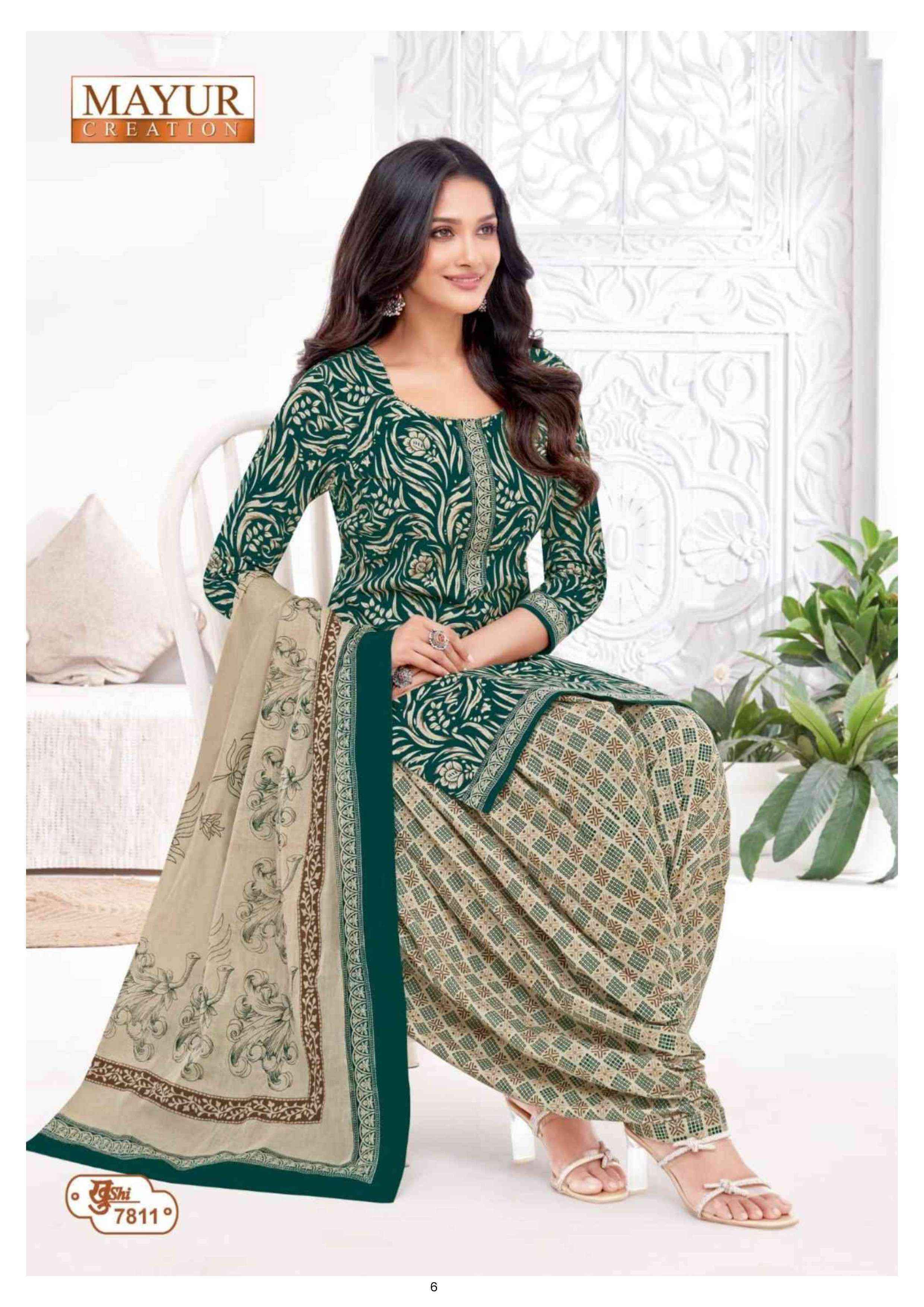 Mayur Creation Khushi Vol-78 Cotton Dress Material (24 pcs Catalogue)