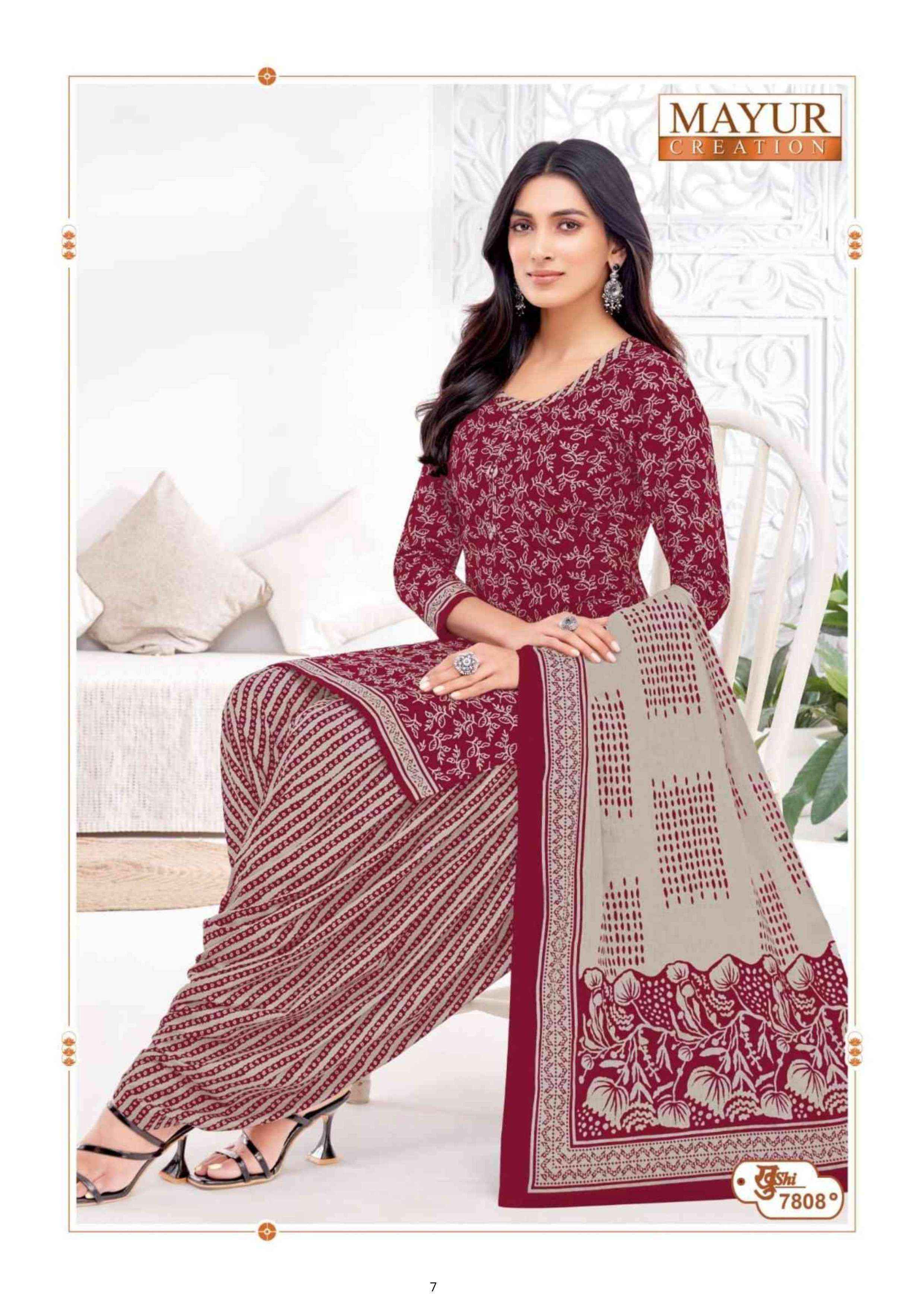 Mayur Creation Khushi Vol-78 Cotton Dress Material (24 pcs Catalogue)