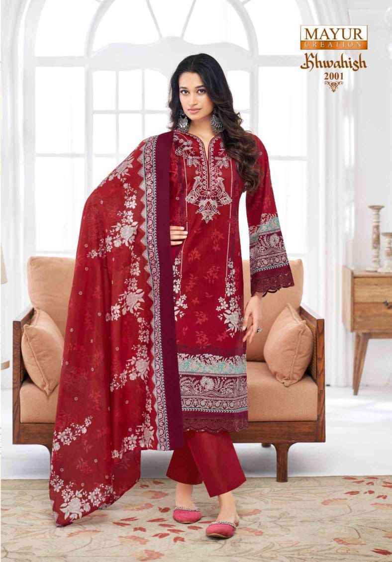 Mayur Creation Khwahish Vol-2 Lawn Cotton Dress Material (8 pcs Catalogue)