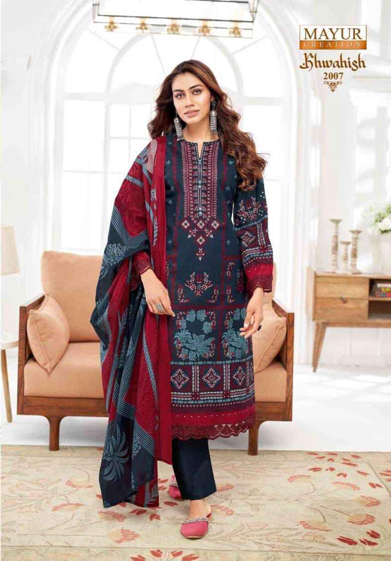 Mayur Creation Khwahish Vol-2 Lawn Cotton Dress Material (8 pcs Catalogue)