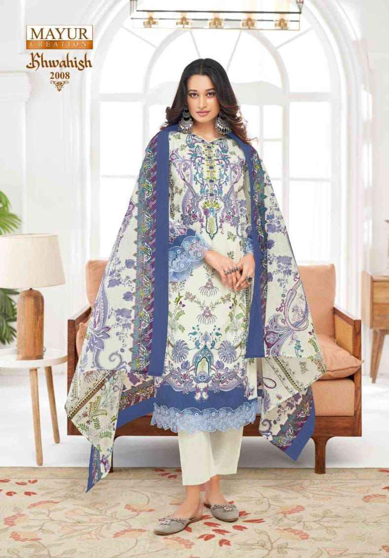 Mayur Creation Khwahish Vol-2 Lawn Cotton Dress Material (8 pcs Catalogue)
